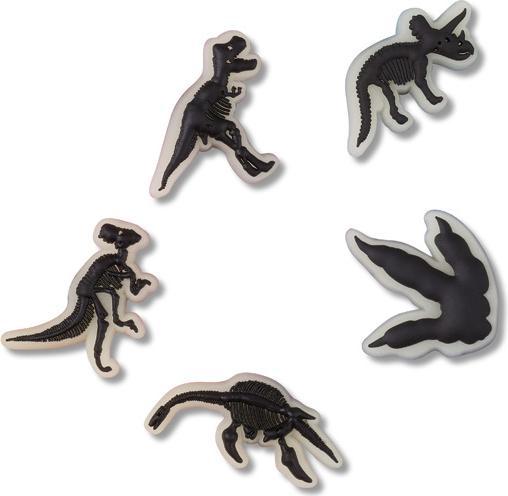 Crocs GlowInDarkDino/5 Pack (One Size)