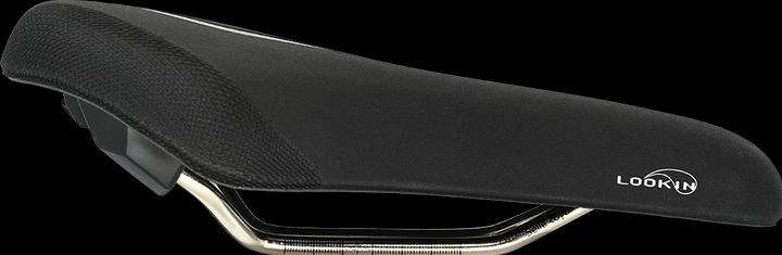Actual product image Selle Royal Lookin Evo Moderate saddle, unisex, Royalgel, Biotex cover, Stracciatella