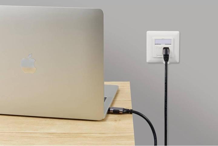 Produktbild Renkforce USB, Netzwerk Adapterkabel (1x USB-C® Stecker - 1x RJ45-Stecker) 3.00 (USB-C, RJ45, RJ45 (1x))