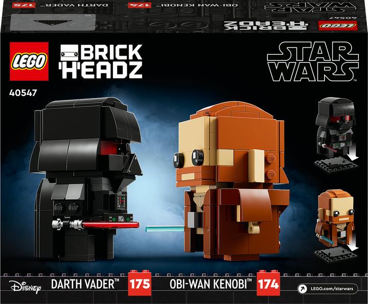 LEGO BrickHeadz - Obi-Wan Kenobi & Darth Vader (40547, LEGO Brickheadz)