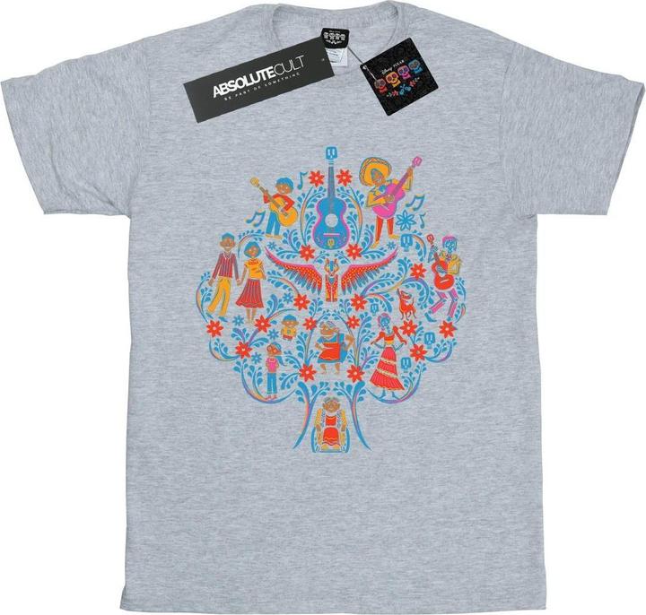 Actual product image Disney Womens/Ladies Coco Tree Pattern Cotton Boyfriend T-Shirt (L)