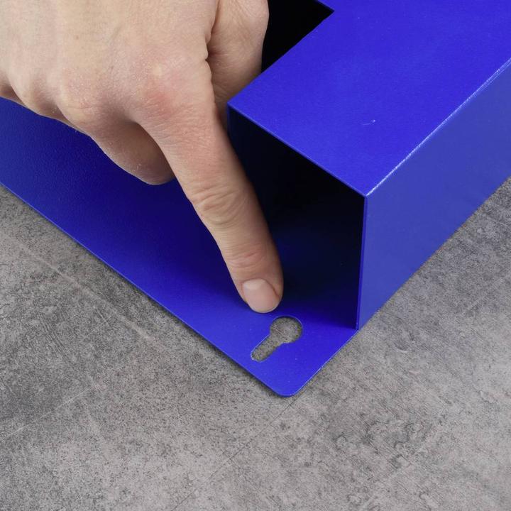 Produktbild Quadrios 23CA254 Kabelbinder-Ordnungsbox-Wandhalter Blau 5 Fächer (L x B x H) 3 (300 mm, 1 Stk.)