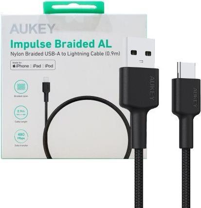 Immagine prodotto Aukey Cavo Nylone intrecciato da USB 2.0 a USB-C 0,9 m (0.90 m, USB 3.2 Gen 1)