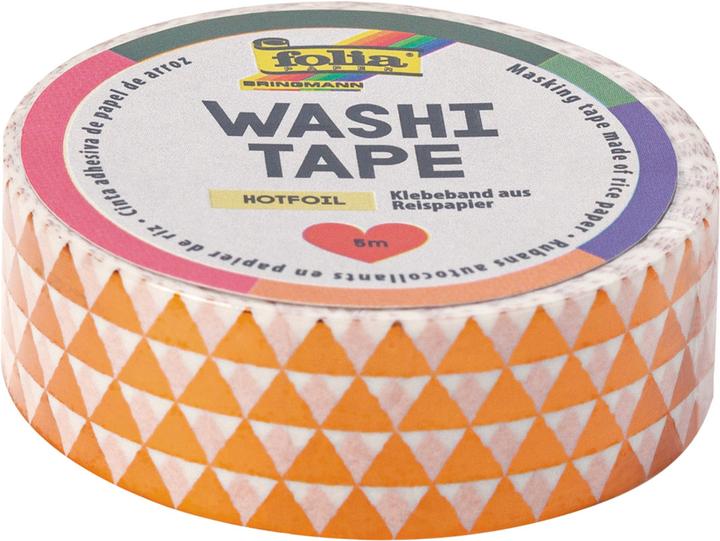Produktbild Magni Washi Tape 5 m x 15 mm kupfer Dreieck