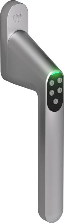 Assa Abloy Schloss Code Handle Fenster, Satinchrom (Elektronische Zahlenkombination)