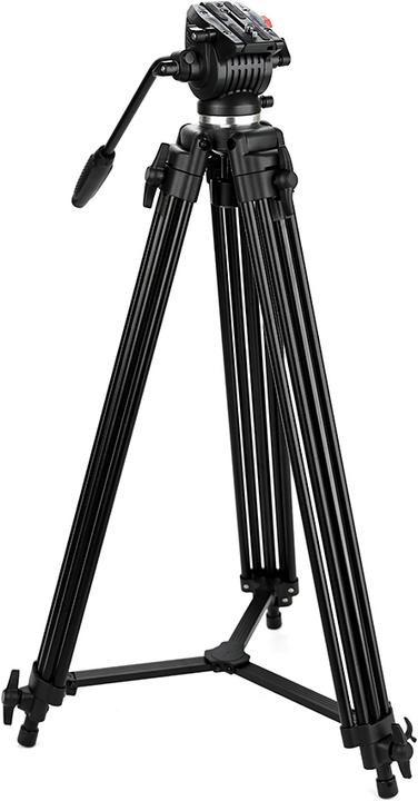 Actual product image Caruba Videostar 177 Pro Videostatief + vloeistof gedempte kop