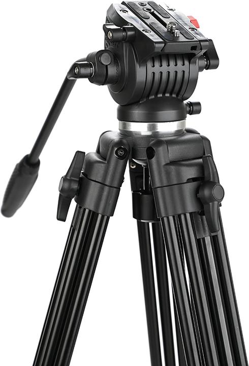 Actual product image Caruba Videostar 177 Pro Videostatief + vloeistof gedempte kop