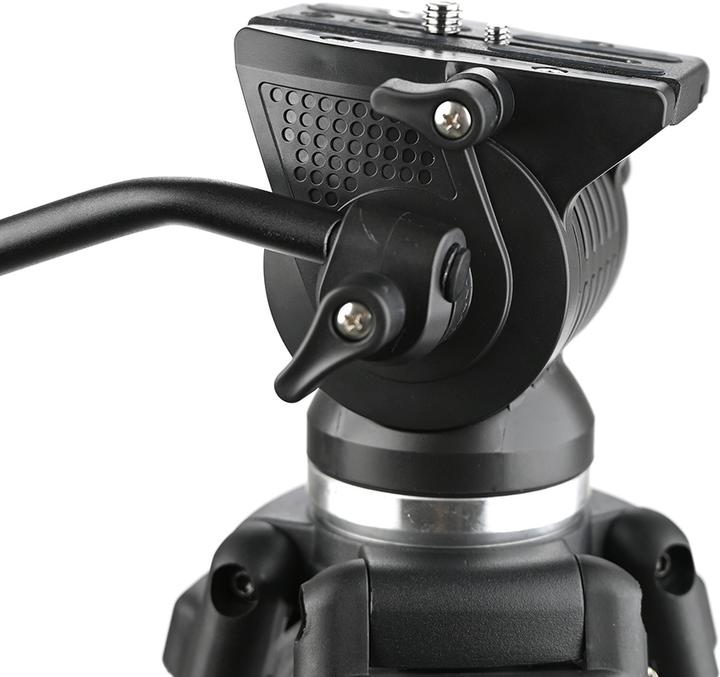 Actual product image Caruba Videostar 177 Pro Videostatief + vloeistof gedempte kop