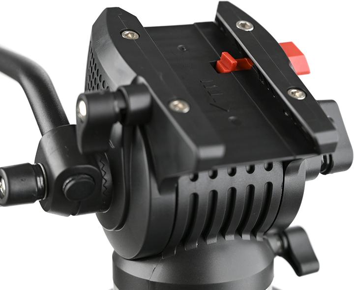 Actual product image Caruba Videostar 177 Pro Videostatief + vloeistof gedempte kop