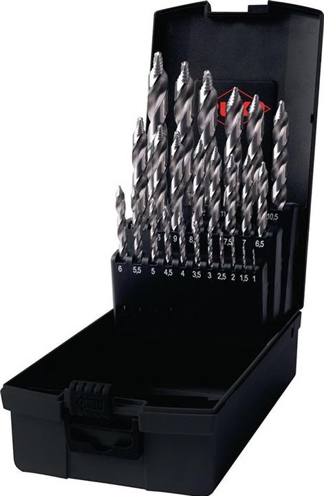 Actual product image Ruko 25-piece drill set HSS-G Ultimatecut Flowstep (1 mm, 1.5 mm, 2 mm, 2.5 mm, 3 mm, 3.5 mm, 4 mm, 4.5 mm, 5 mm, 5.5 mm, 6 mm, 6.5 mm, 7 mm, 7.5 mm, 8 mm, 8.5 mm, 9 mm, 9.5 mm, 10 mm, 10.5 mm, 11 mm, 11.5 mm, 12 mm, 12.5 mm, 13 mm)