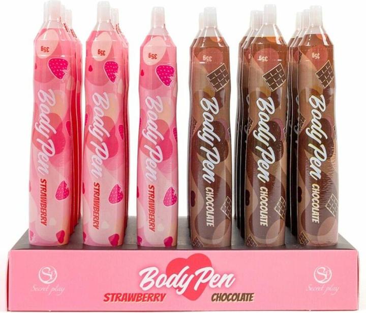 Actual product image Secret play Body Pen Display 24 Units (Dice games)