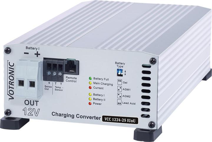 Immagine prodotto Votronic 3311 VCC 1224-25 IUoU Caricabatterie B2B da 12V a 24V 25A (12V, 24V, 25 A)