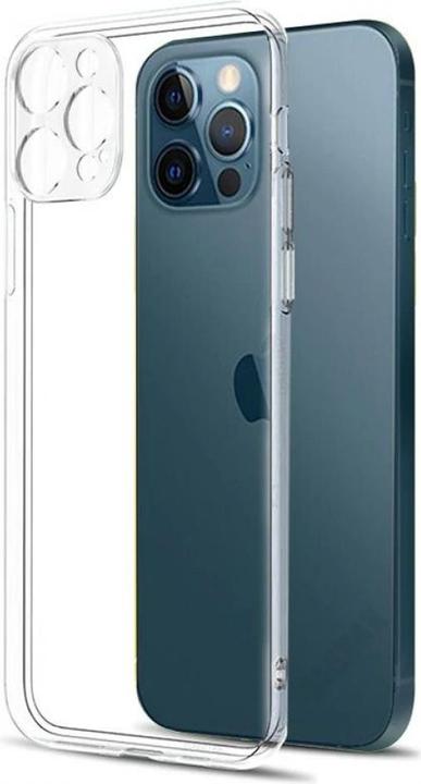 Produktbild Screenguard iPhone 12 Pro Max Gummi Hülle Camera Protector Case (Apple iPhone 12 Pro Max)