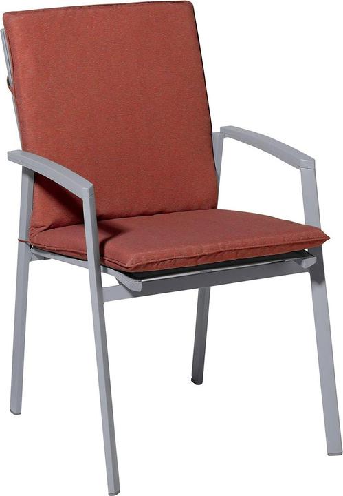 Image du produit Natura Punto Coussin pour chaise de jardin à dossier bas by Madison, lot de 4 (97 x 49 cm)