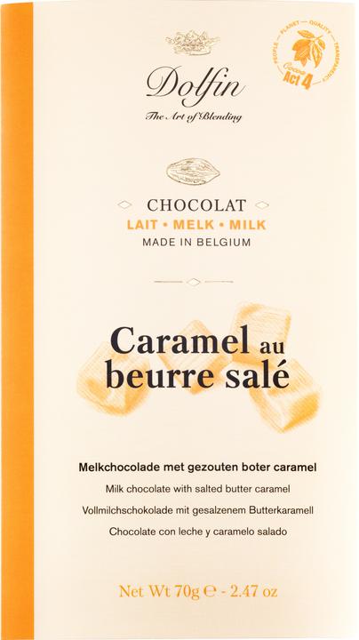 Dolfin Milchschokolade - Caramel au beurre salé (87 g)