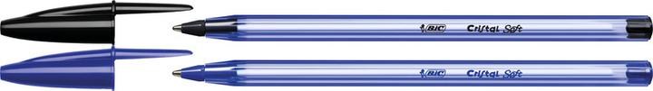 Actual product image Bic Ballpoint pen Cristal Soft (Black, 1 x)