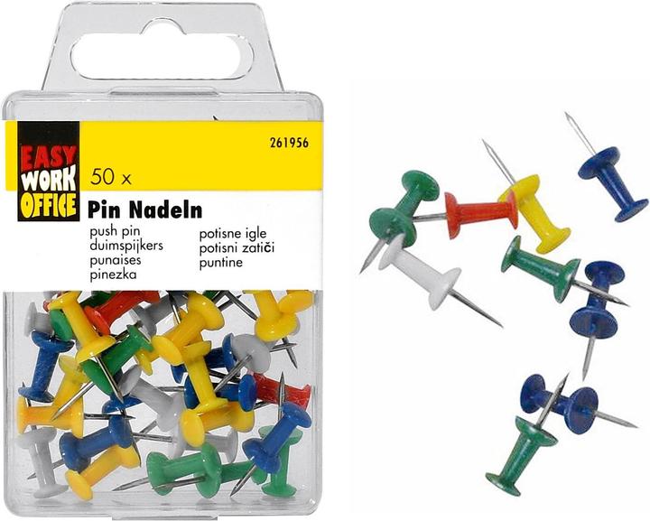 Image du produit Easy Work Aiguilles Pin de couleur 50 pièces (12 pièce(s), 95 mm)
