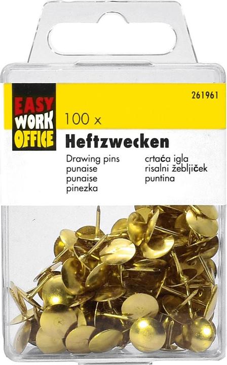 Immagine prodotto Easy Work Puntine ottonate 100 pz (12 Pezzo/i, 90 mm)