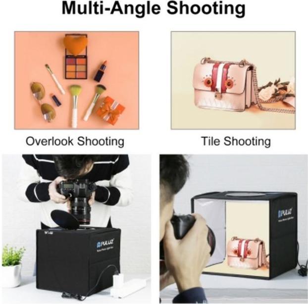 Actual product image Puluz Portable Photo Studio (Further accessories)