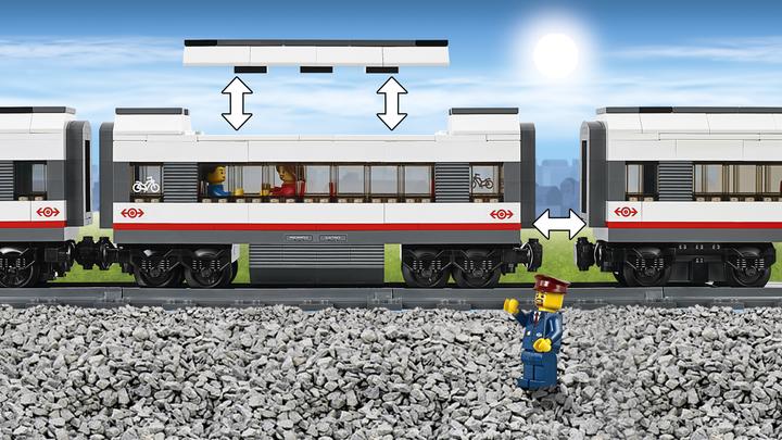 Actual product image LEGO City High Speed Train (60051, LEGO City)