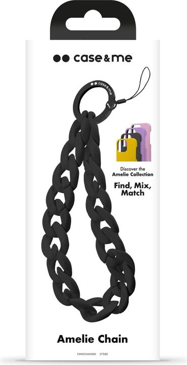 Actual product image SBS case&me Amelie Wrist chain black