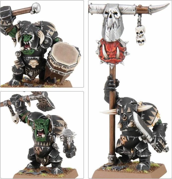 Actual product image Games Workshop Warhammer ToW - Orc & Tapestry : Orcs Noirs (Plastic)