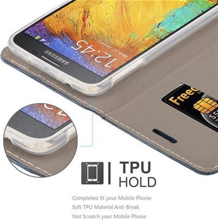 Actual product image Cadorabo Book Jeans Optics Cover (Samsung Galaxy Note 3 Neo)