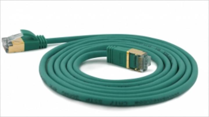 Actual product image Wantec Extra thinCat.7 raw cable SSTP patch cable (S/FTP, CAT7, 5 m)
