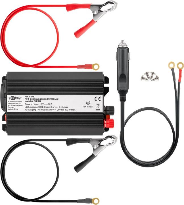 Immagine prodotto Goobay Convertitore di tensione per auto DC/AC