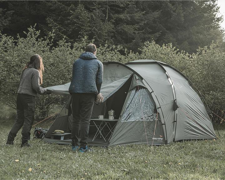 Produktbild Easy Camp Kuppelzelt Kinn 4 (olivgr?n, mit Tunnel-Anbau, Modell 2025) (Kuppelzelt, 8.60 kg, 4 Personen)