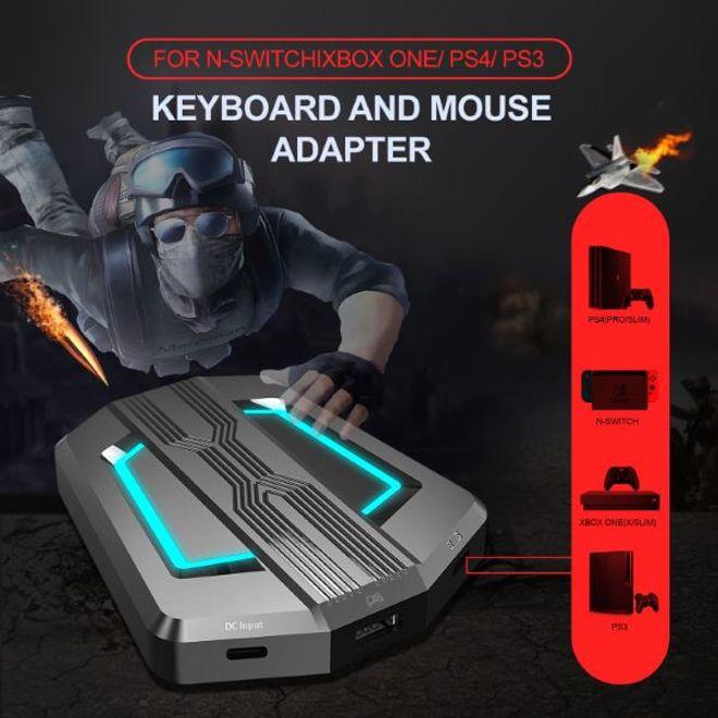 Produktbild MU Classic KVN Tastatur und Maus Converter (Xbox One X, Xbox One S, Switch, PS4, PS3, Xbox 360)