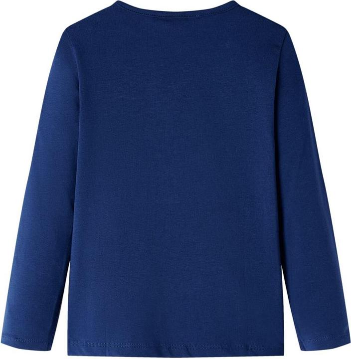 Produktbild VidaXL Kinder-Langarmshirt Marineblau 104,Material: 95 % Baumwolle (104)