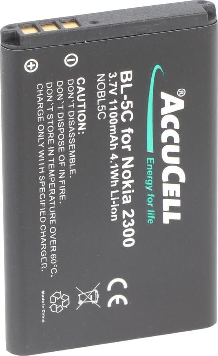 Actual product image Nokia Battery N91, BL-5C
