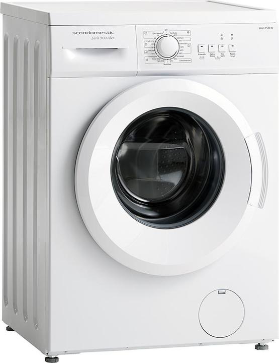 Immagine prodotto Scandomestic WAH 1506 W - Lavatrice - Larghezza: 59,5 cm - Profondità: 40 cm - Altezza: 85 cm - 6 kg. - 120 (6 kg, A sinistra)