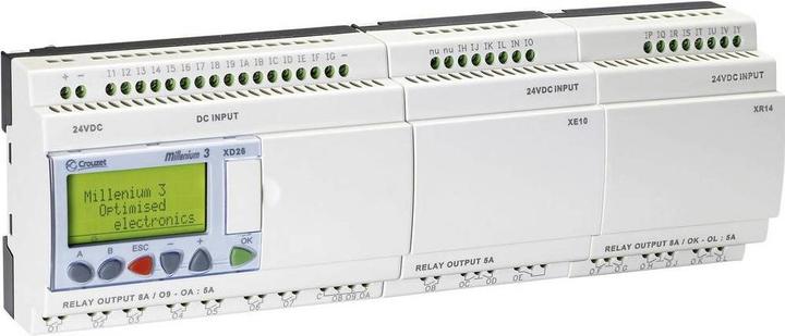 Actual product image Crouzet M3 controller, 26 I/O trans O/P 24Vdc