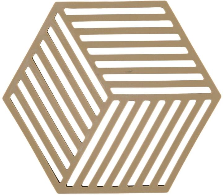 Zone Denmark Topfuntersetzer Hexagon Braun (1 x, Pfannenuntersetzer)