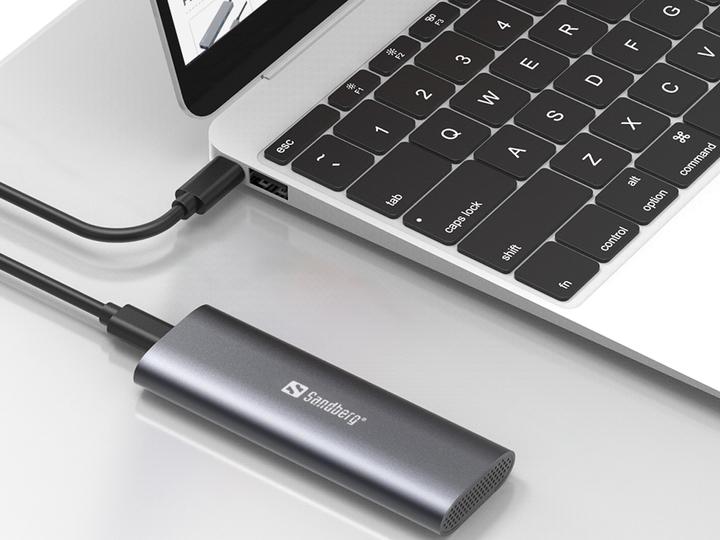 Produktbild Sandberg USB 3.2 Gehäuse für M.2+NVMe SSD (M.2, M.2 2230, M.2 2242, M.2 2260, M.2 2280)