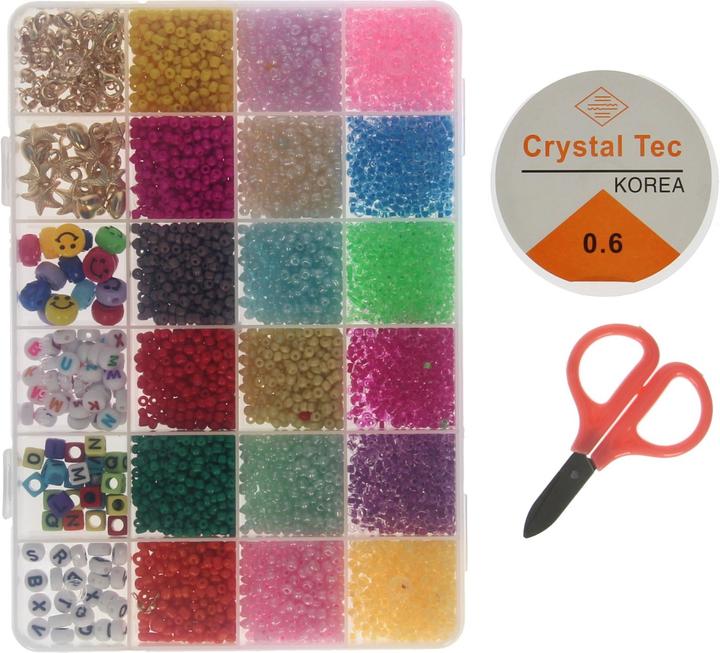 Actual product image Crystal Tec Luxury Glass Beads Set