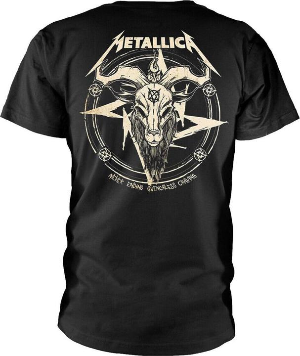 Immagine prodotto Metallica Maglietta in cotone stampata sulla schiena di un adulto unisex Darkness Son (L)