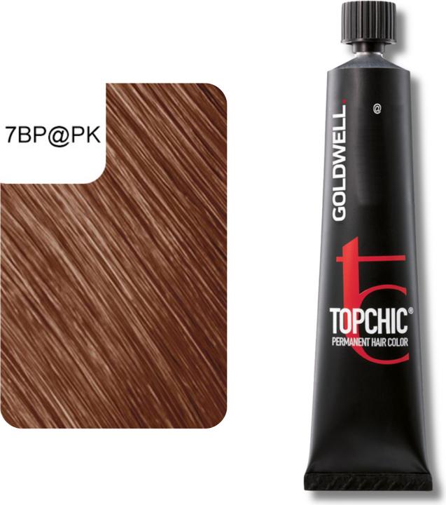 Immagine prodotto Goldwell Topchic 7B safari. (7BP@PK - rosa perlaceo moda biondo medio eluminato)