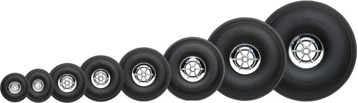 Produktbild Du-Bro DUBRO Profilrad m. Chromfelge ø 3.25" (82.55 mm) Breite 1.110" (28mm) 2 Stück