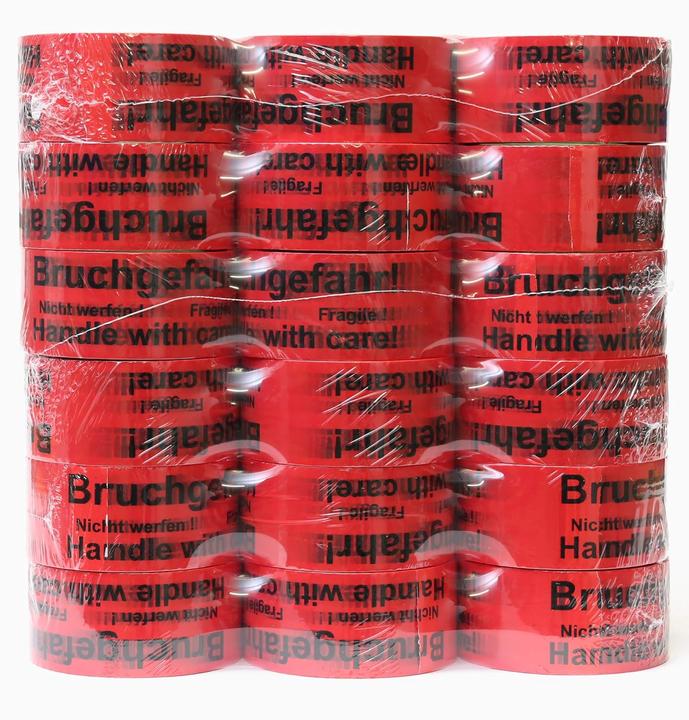 Produktbild Warmwald Wellness 36er Set Paketband "Bruchgefahr" (50 mm)