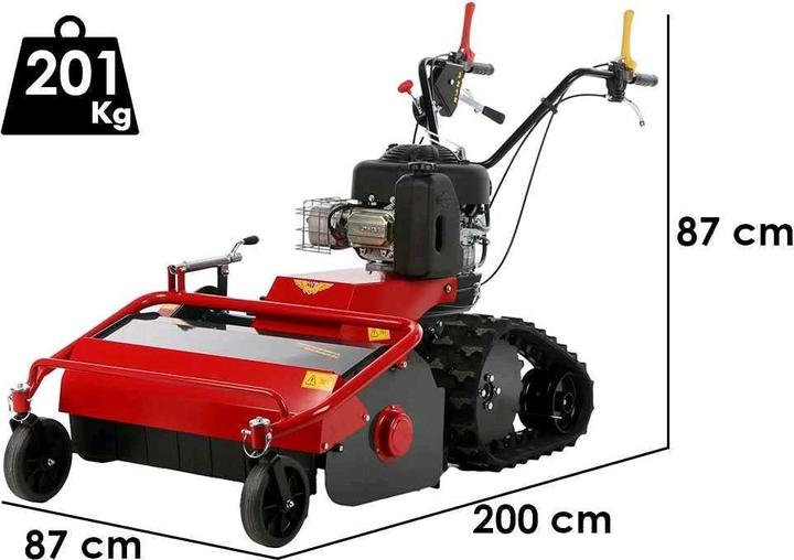 Actual product image Benassi TR 800 professional lawn mower with caterpillar drive B and S 3125E