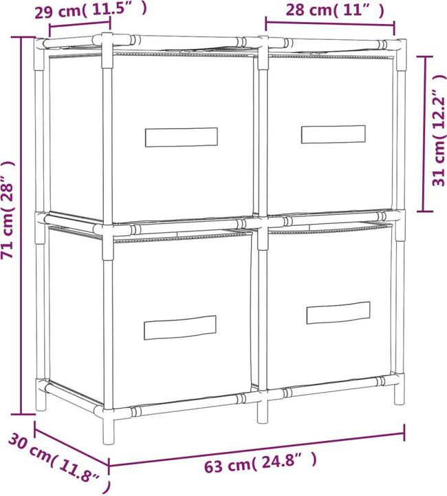 Image du produit VidaXL Goober (63 x 30 x 71 cm)