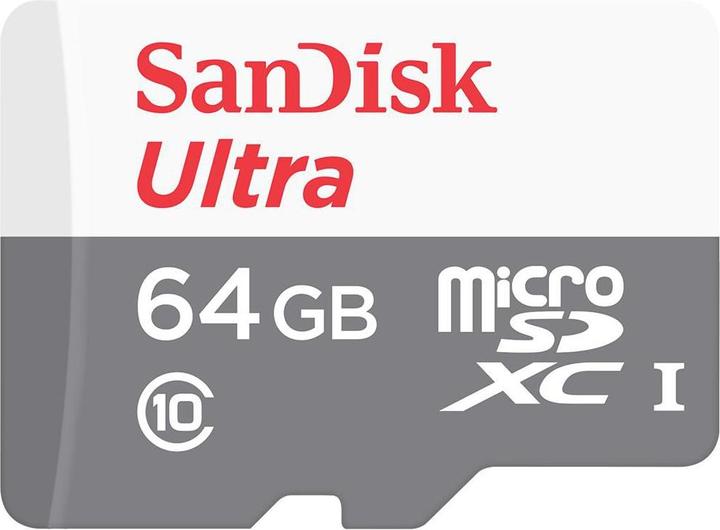 Immagine prodotto SanDisk Ultra microSDXC 64GB 80MB/s Cl. 10 (64 GB, microSDXC, U3, UHS-I)