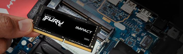 Actual product image Kingston FURY Impact (1 x 8GB, 2666 MHz, DDR4-RAM, SO-DIMM)