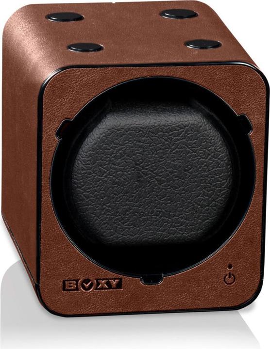 Beco Uhrenbeweger Boxy Fancy Brick Braun Leder ohne Netzteil