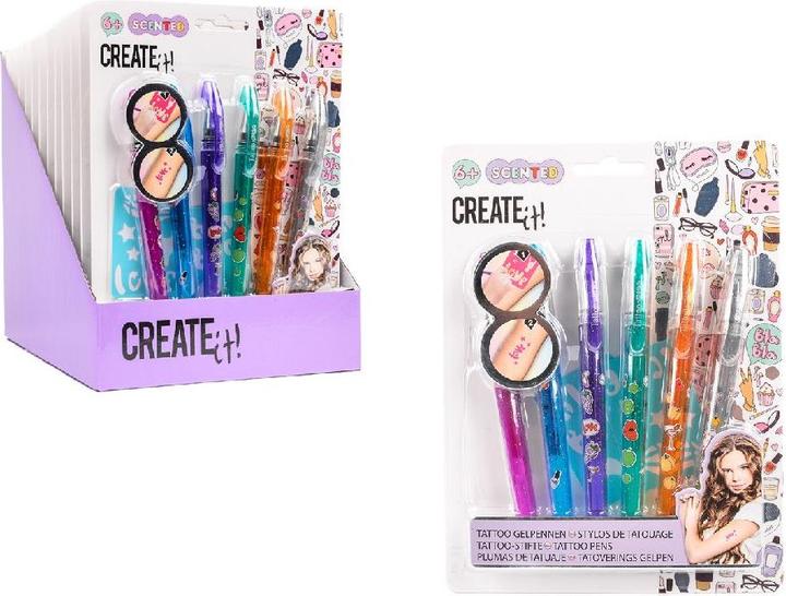 Actual product image Create It! Tattoo Pens 6-Pack