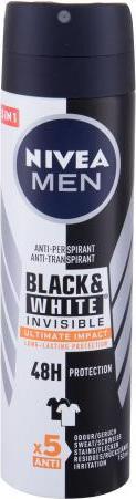 Actual product image Nivea Men Men Invisible For Black & White Ultimate Impact (Spray, 150 ml)