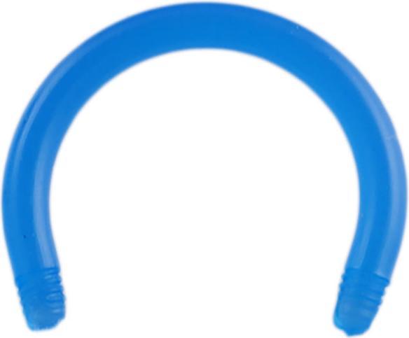Produktbild Star Piercing Circular Barbell-Stab hellblau (Acryl, ohne Messing)
